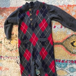 Gap argyle sweater jumper